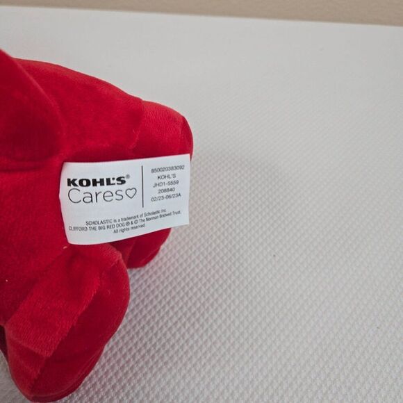 Clifford The Big Red Dog Plush Toy 12" Kohls Cares Soft Cuddly Stuffed Animal Fo - Picture 5 of 5
